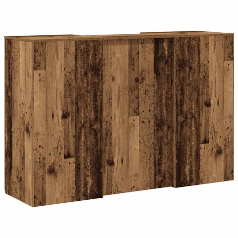 Biurko recepcyjne Stare drewno 155x50x103,5 cm Drewno klejone