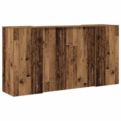 Biurko recepcyjne Stare drewno 200x50x103,5 cm Drewno klejone