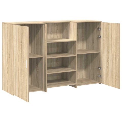 Biurko recepcyjne dąb sonoma 155x50x103,5 cm Drewno klejone