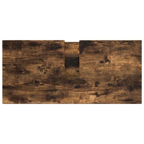 Zestaw mebli łazienkowych 5 szt. Dąb wędzony 35 x 30 x 192 cm