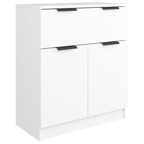 Szafki, 3 szt., białe, materiał drewnopochodny