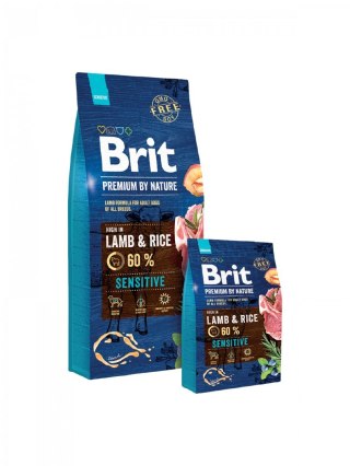 BRIT PREMIUM BY NATURE Sensitive Lamb & Rice 15kg (WYPRZEDAŻ)