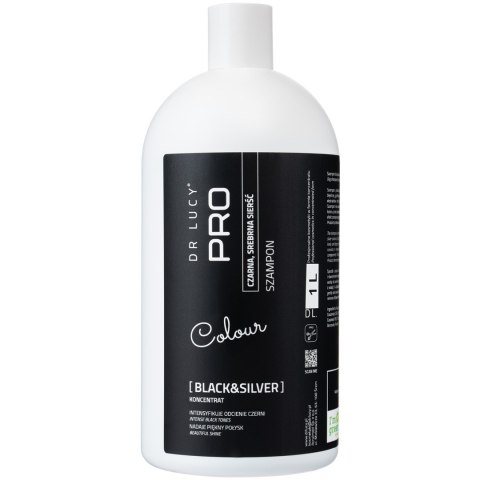 DR LUCY - PRO SILVER AND BLACK 1 L SZAMPON DLA PSÓW I KOTÓW O CZARNEJ, CIEMNIEJ I SREBRNEJ SIERŚCI