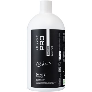DR LUCY - PRO WHITE 1 L - SZAMPON DLA PSÓW I KOTÓW O BIAŁEJ I JASNEJ SIERŚCI