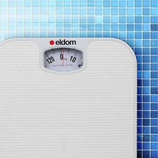 ELDOM MECHANICZNA WAGA ŁAZIENKOWA BR2016B BIAŁA DO 130 KG