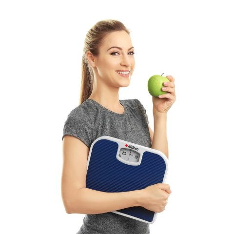 ELDOM MECHANICZNA WAGA ŁAZIENKOWA BR2016N NIEBIESKA DO 130 KG