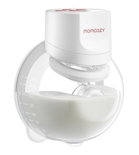 MOMCOZY S12 PRO+ noszony laktator biały - pojedynczy zestaw