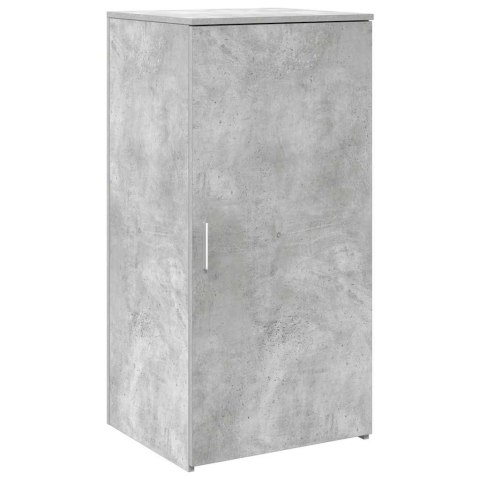 Biurko recepcyjne betonowe szare 200x50x103,5 cm drewno klejone
