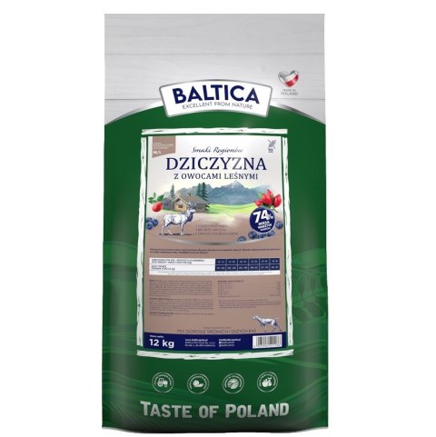 BALTICA SR Adult Dziczyzna owoce leśne M/L 12kg