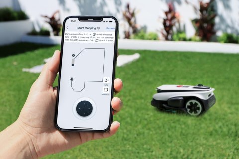 Robot koszący Ecovacs Goat A1600 LiDar Pro biały (1600m2)