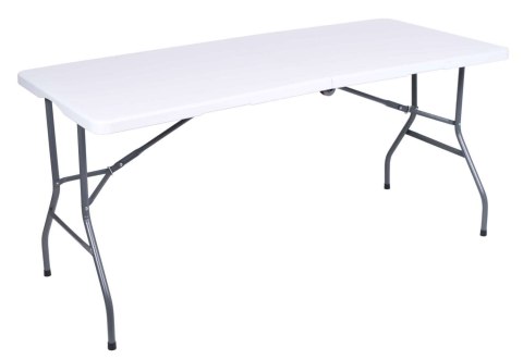 Stół cateringowy RICO składany w walizkę 150 cm biały