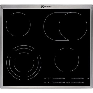 Płyta ceramiczna ELECTROLUX EHF46547XK 45 cm | 3 pola | wskaźnik ciepła resztkowego | timer | czarny (OUTLET)