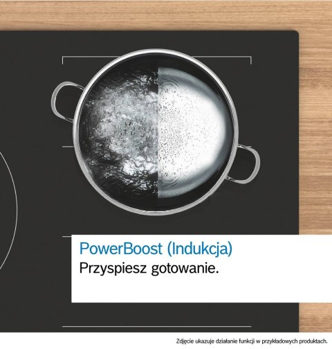 Płyta indukcyjna BOSCH PVW81CHB1E Serie 6 80 cm | PowerBoost | CombiZone | timer | czarny mat | bezramkowa