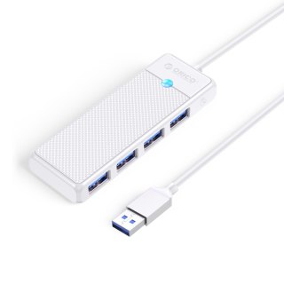 HUB rozdzielacz 4-portowy USB-A 1 m - biały
