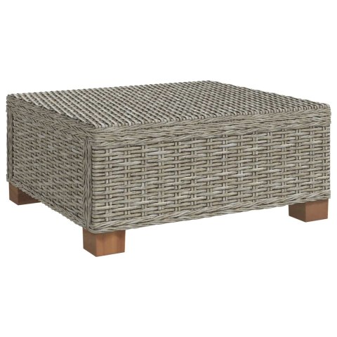 2 szt. Zestaw Rattanowy z Poduszkami GENDT Naturalny rattan