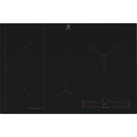 Płyta indukcyjna ELECTROLUX EIS87453IZ SaphirMatt 77 cm | SenseBoil | Hob2Hood | PowerBoost | czarny mat | bezramkowa