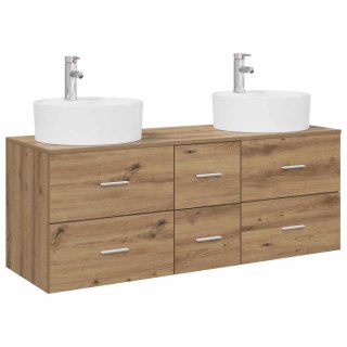 Zestaw mebli łazienkowych 3 szt. Dąb artisan