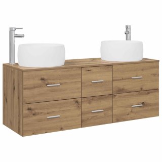 Zestaw mebli łazienkowych 3 szt. Dąb artisan