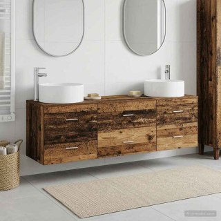 Zestaw mebli łazienkowych 3 szt. Stare drewno
