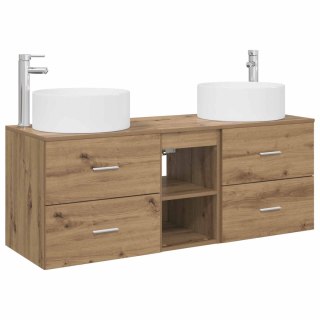 Zestaw mebli łazienkowych 3 szt. Dąb artisan