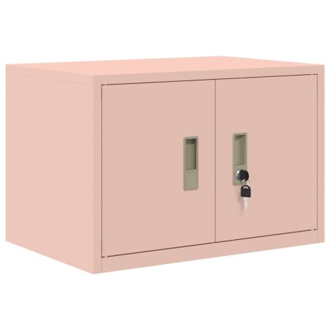Szafka do przechowywania 2 szt. Różowy 60 x 40 x 145 cm Stal