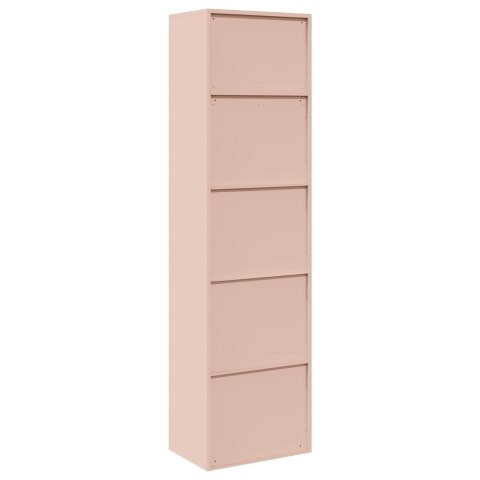 Szafka do przechowywania 2 szt. Różowy 60 x 40 x 220 cm Stal