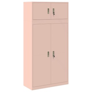 Szafka do przechowywania 2 szt. Różowy 90 x 40 x 180 cm Stal