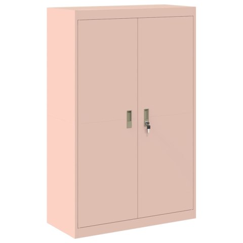 Szafka do przechowywania 2 szt. Różowy 90 x 40 x 180 cm Stal