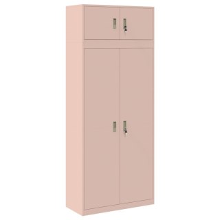 Szafka do przechowywania 2 szt. Różowy 90 x 40 x 220 cm Stal