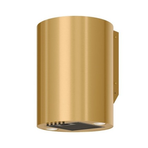 Okap kominowy MAAN Elba Mini WPB 431 50 cm | LED | filtry aluminiowe | złoty