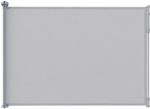 MOMCOZY M21SSAM08 rozsuwana bramka zabezpieczająca dla dzieci 140 cm szara