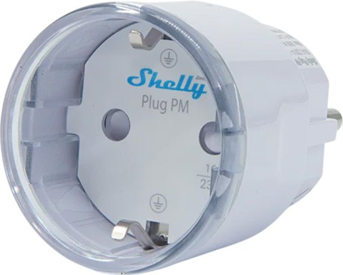 Inteligentne gniazdko 13A Shelly Plug PM Gen3 Matter biały