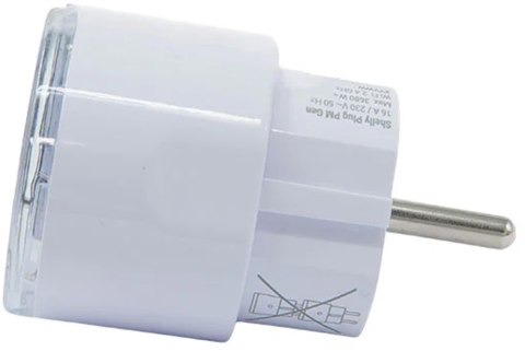 Inteligentne gniazdko 13A Shelly Plug PM Gen3 Matter biały