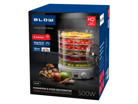 BLOW SUSZARKA DO GRZYBÓW I OWOCÓW FD-01 500W