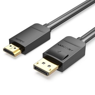 CABLE DP TO HDMI 2M/BLACK HADBH VENTION