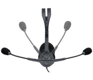 ZESTAW SŁUCHAWKOWY STEREO H111 GREY 981-000593 LOGITECH