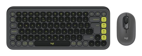 KEYBOARD +MOUSE COMBO POP ICON/GR/GREEN 920-013140 LOGITECH