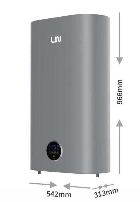 Bojler elektryczny LIN LIFVD1SMGY 80L UNIVERSAL szary WiFi