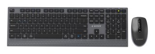 KEYBOARD +MOUSE WRL ENG/BK KBS-WPS-02 GEMBIRD