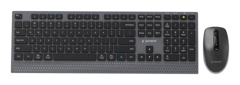 KEYBOARD +MOUSE WRL ENG/BK KBS-WPS-02 GEMBIRD