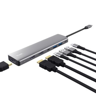Adapter wieloportowy TRUST Dalyx 7 w 1