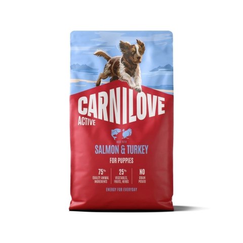 CARNILOVE ACTIVE DOG SALMON&TURKEY PUPPIES 4kg