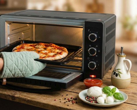 ESPERANZA MINI PIEKARNIK Z KONWEKCJĄ I ROŻNEM NAPOLI 1600W 25L EKO006N (OUTLET)