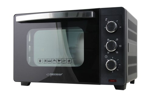 ESPERANZA MINI PIEKARNIK Z KONWEKCJĄ I ROŻNEM NAPOLI 1600W 25L EKO006N (OUTLET)