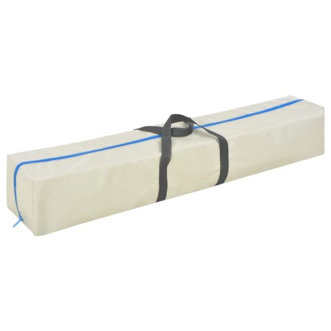 Mata gimnastyczna z pompką, 700x100x10 cm, PVC, różowa
