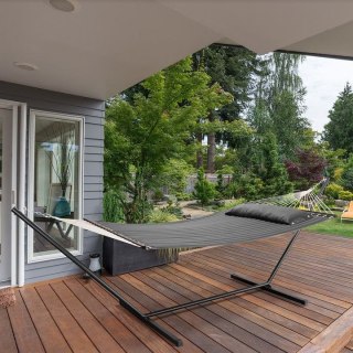 Ogrodowy hamak dla dwojga, 360 x 140 x 115 cm