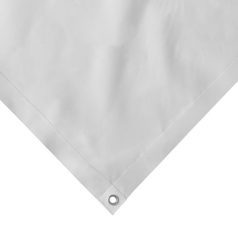 Plandeka JAGO 650 g/m², aluminiowe oczka, biała, 3x5 m