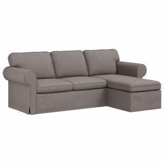 Sofa Ciemnoszary 215 x 138 x 80 cm tkanina