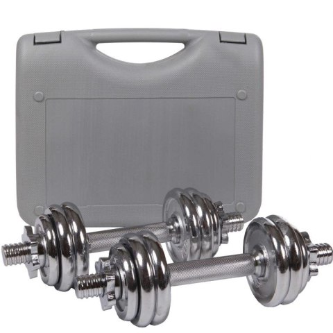 Zestaw hantli żeliwnych ScSPORTS® 10 kg z walizką