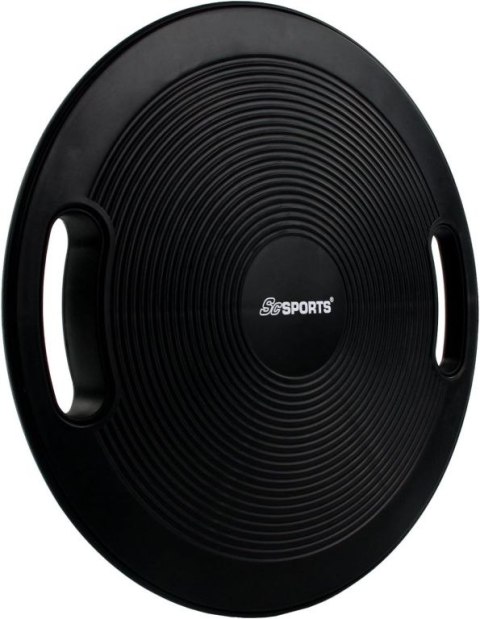 Deska do ćwiczeń równowagi ScSPORTS 40 cm czarna z uchwytami